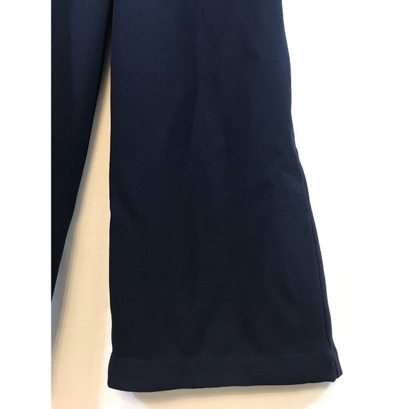 NWT CeCe Navy Blue Cropped Wide Leg Pants with Buttons - Picture 6 of 8